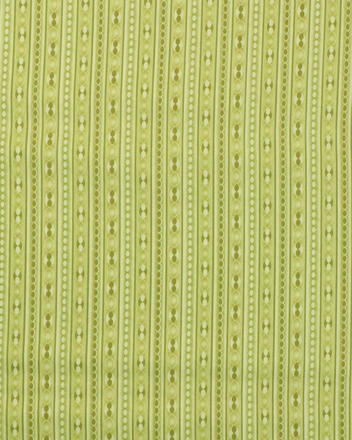 Mønster i grønne farver - Patchwork - 100% Bomuld