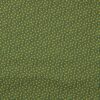 Grøngule små blomster på grøn - Patchwork