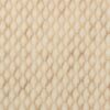 Cremefarvet bund med mønster i brun - Patchwork