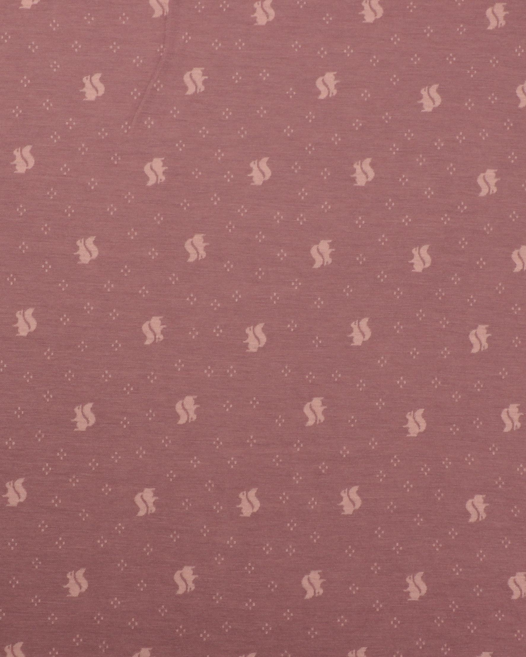 Gammelrosa med egern - Uld jersey - Uld