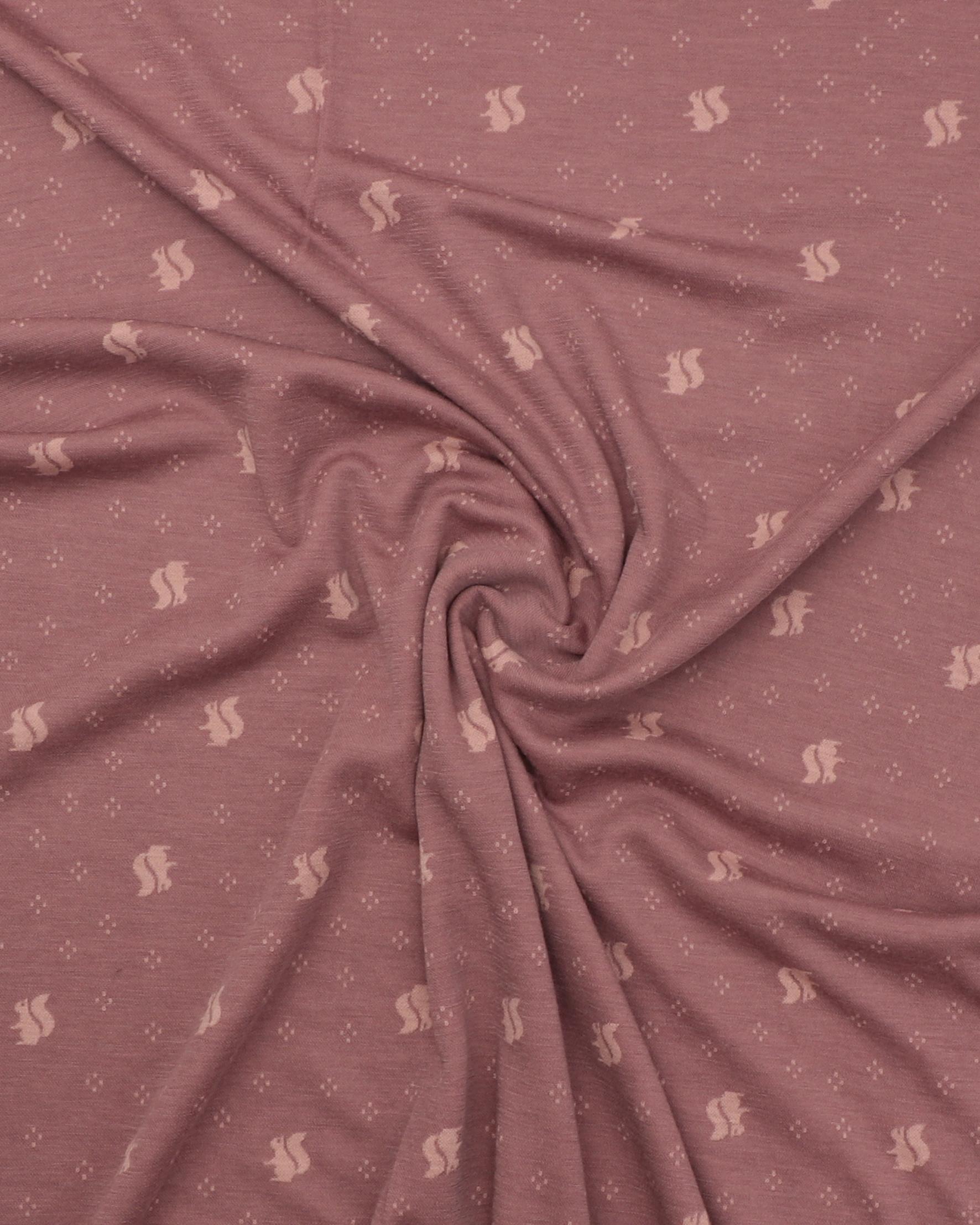 Gammelrosa med egern - Uld jersey 5 Gammelrosa med egern - Uld jersey - Billede 3