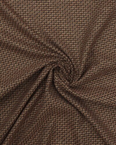 Brune farver, sort og guld - Bomuld/polyester/lurex