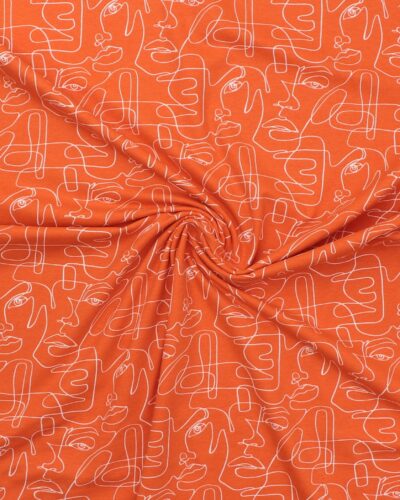 Orange med krussedulle-ansigt - Jersey