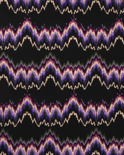Sort med zig-zag mønster - Jersey