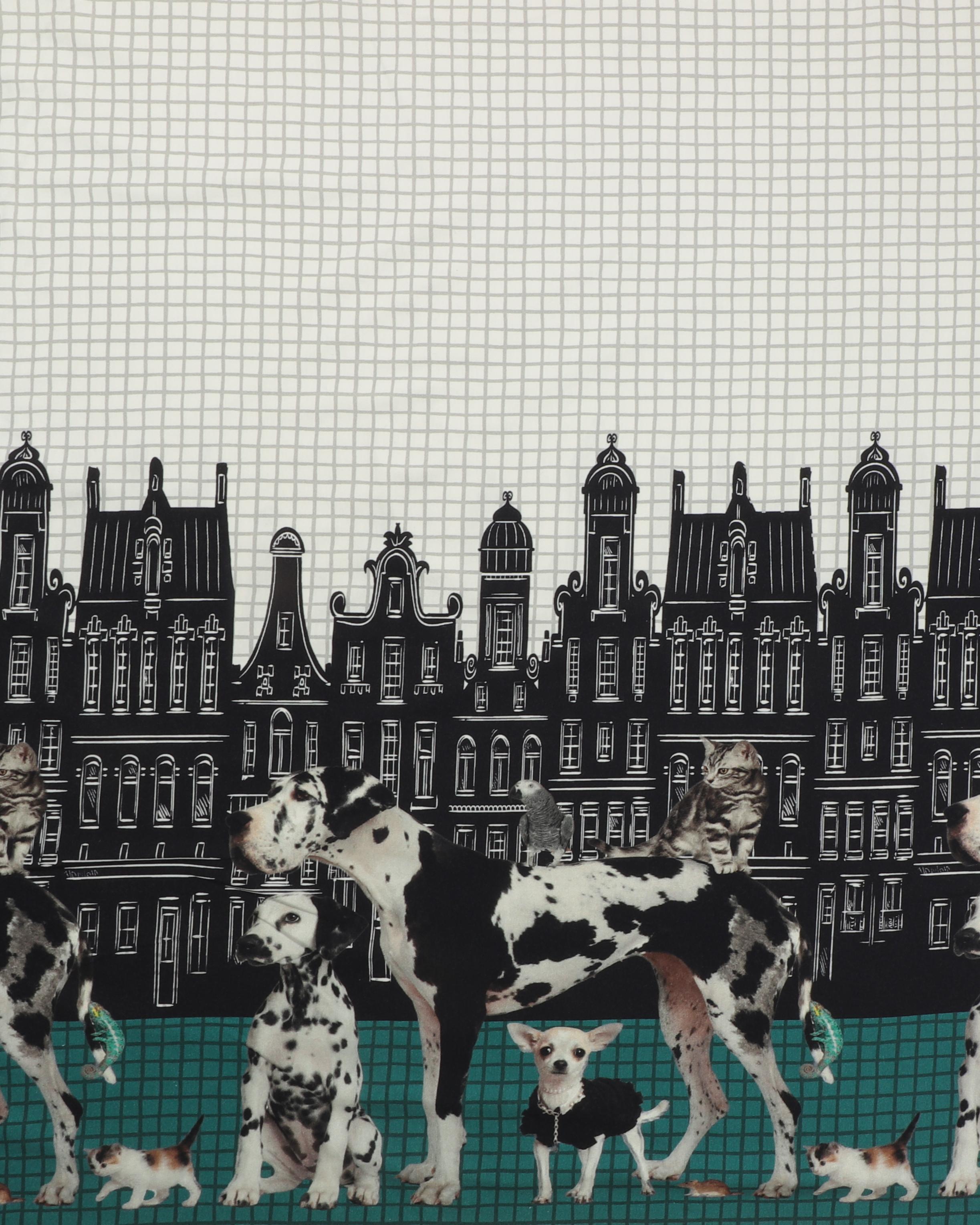 Hunde og katte i storbyen - Jersey - 95% Bomuld, 5% Elastan