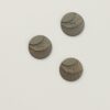2-huls armygrøn m. buer - 25 mm