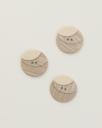 2-huls beige m. buer - 30 mm