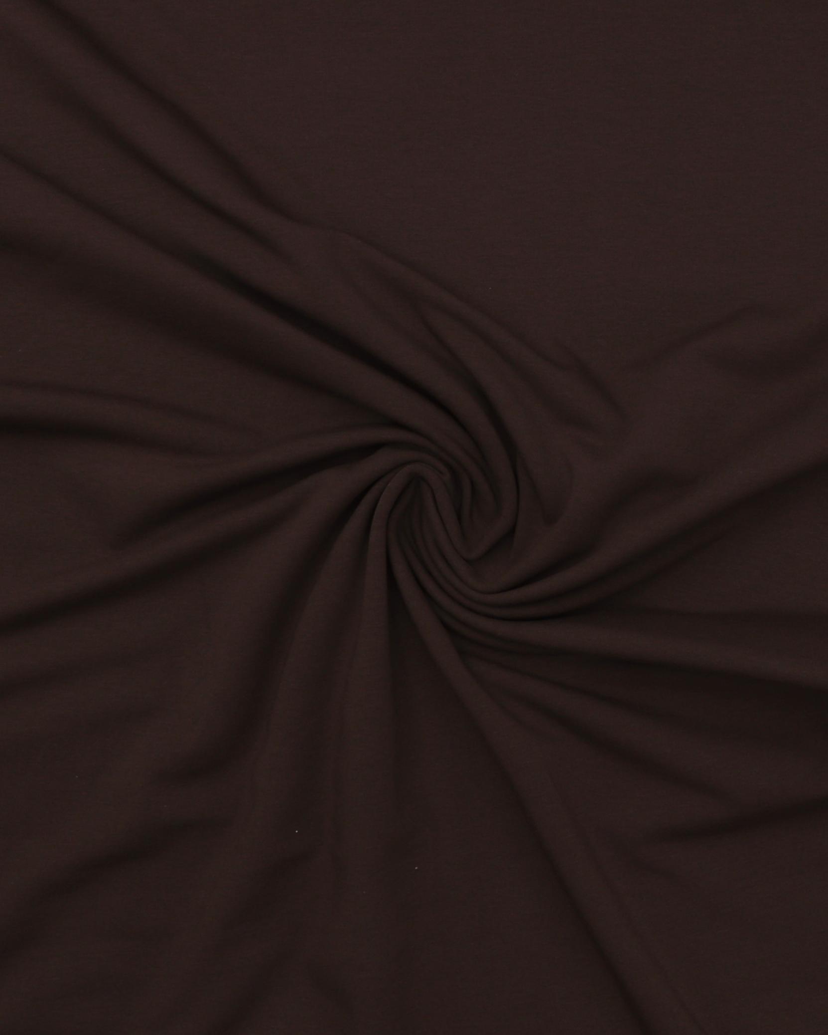 Ensfarvet Isoli - 179 mørkebrun - 95% Bomuld, 5% Elastan