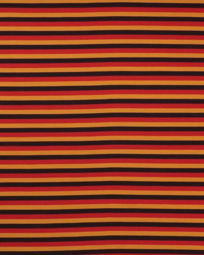 Striber, rød/karry/sort - French Terry