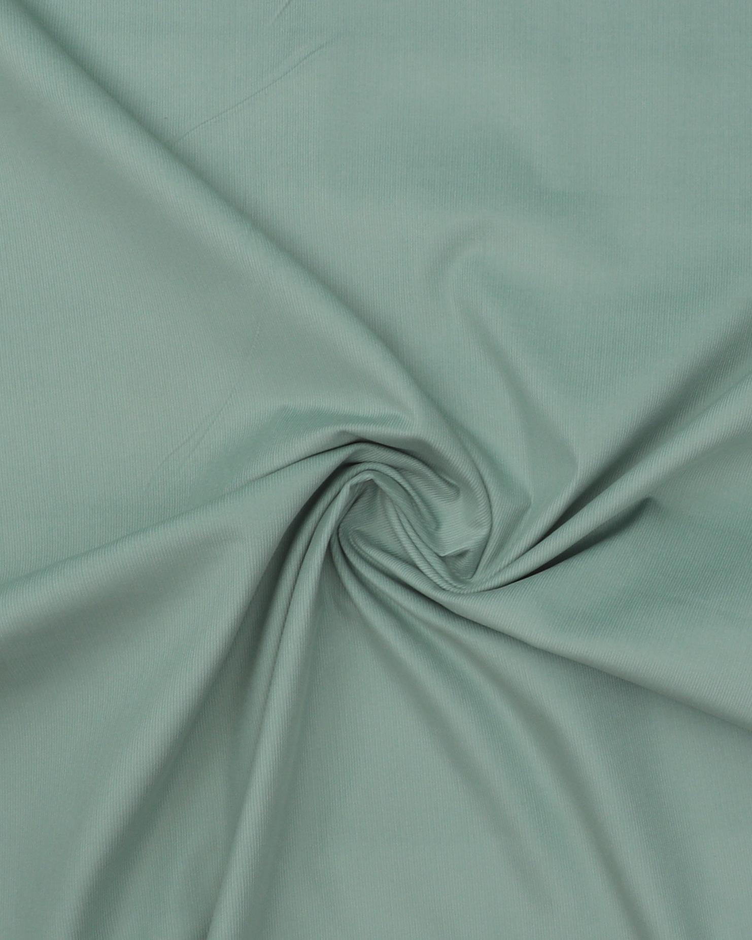 Støvet grøn - Babyfløjl - 100% Bomuld