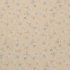 Cremefarvet med hvide blomster - Viskose/nylon