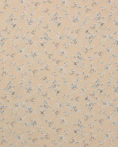 Cremefarvet med hvide blomster - Viskose/nylon