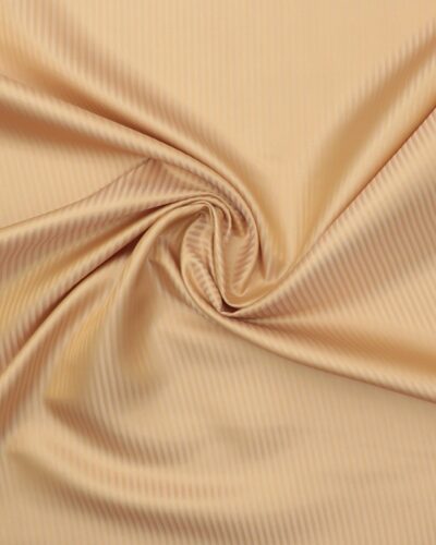 Varm beige striber - Viskose/acetat