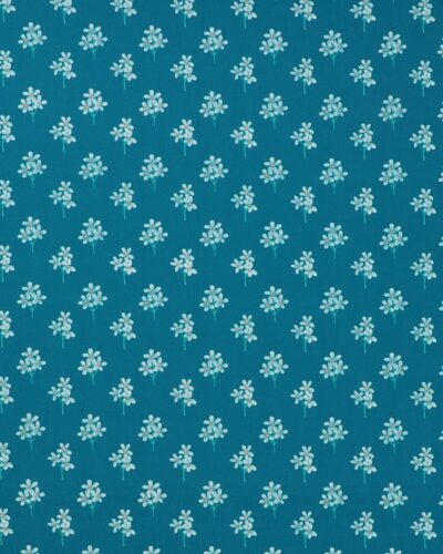 Gulf breeze, blomster på blå - Patchwork