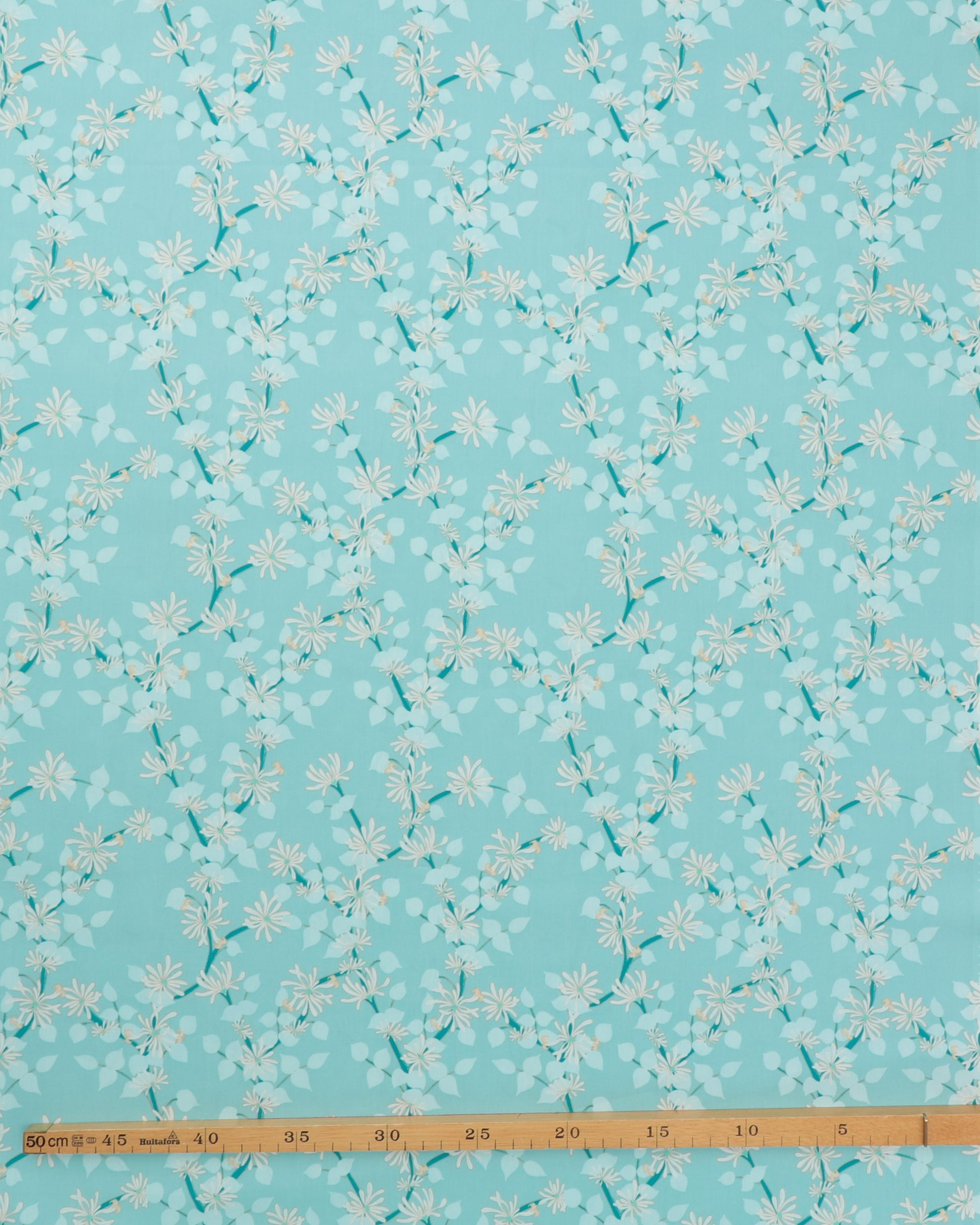 Gulf breeze, blomster på mint - Patchwork 4 Gulf breeze, blomster på mint - Patchwork - Billede 2