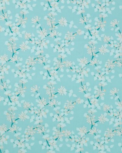 Gulf breeze, blomster på mint - Patchwork