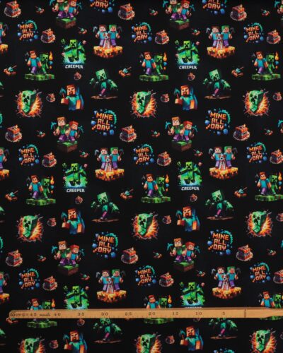 Alternative view of Minecraft på sort - Jersey