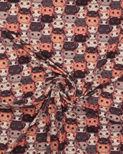 Katte i brune, orange farver - Jersey