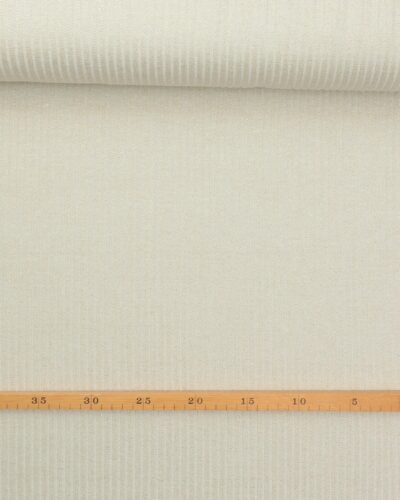 Alternative view of Riflet offwhite/guldglimmer - Strik (polyester/viskose)