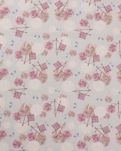 Cosy Knit, rosa garn og strikketøj - Patchwork