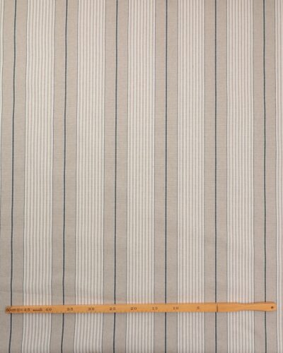 Alternative view of Stribe i beige, brun og offwhite - Tekstilvoksdug