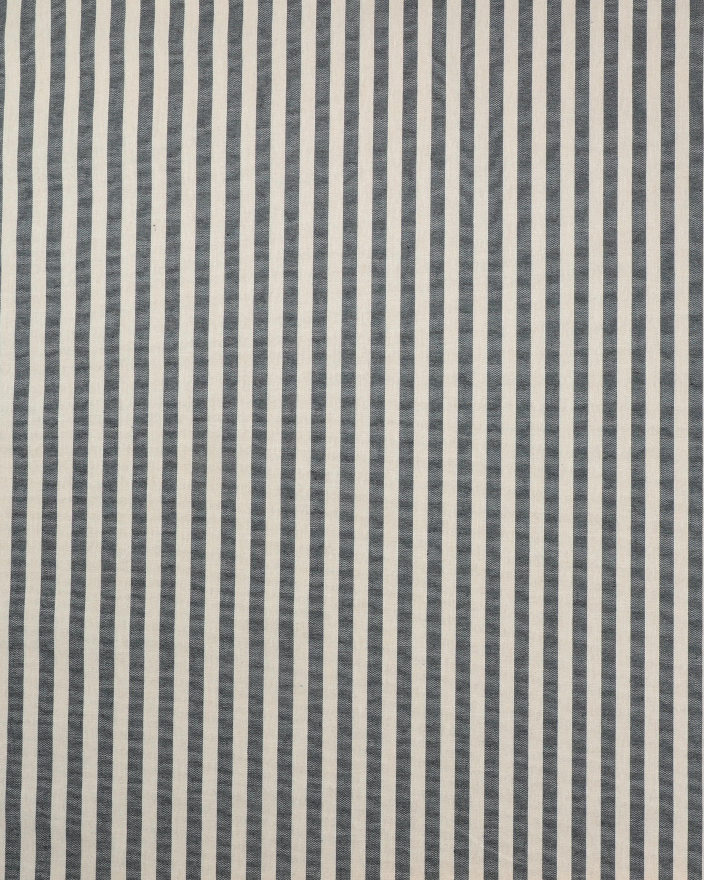 Striber, blå/hvid - Tekstilvoksdug - 20% Polyester, 80% Bomuld