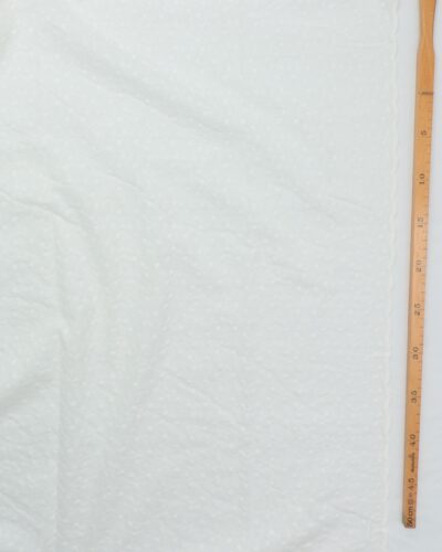 Alternative view of Offwhite med småt mønster - Broderie Anglaise
