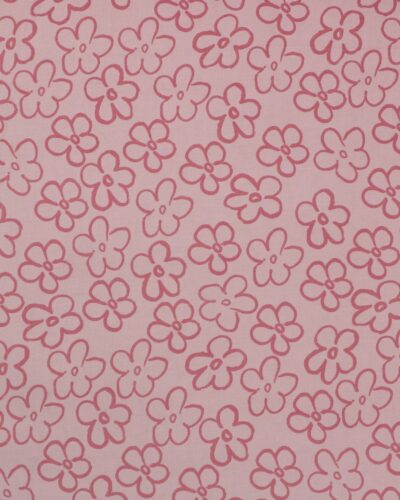 Rosa med gammelrosa blomster - Babyfløjl