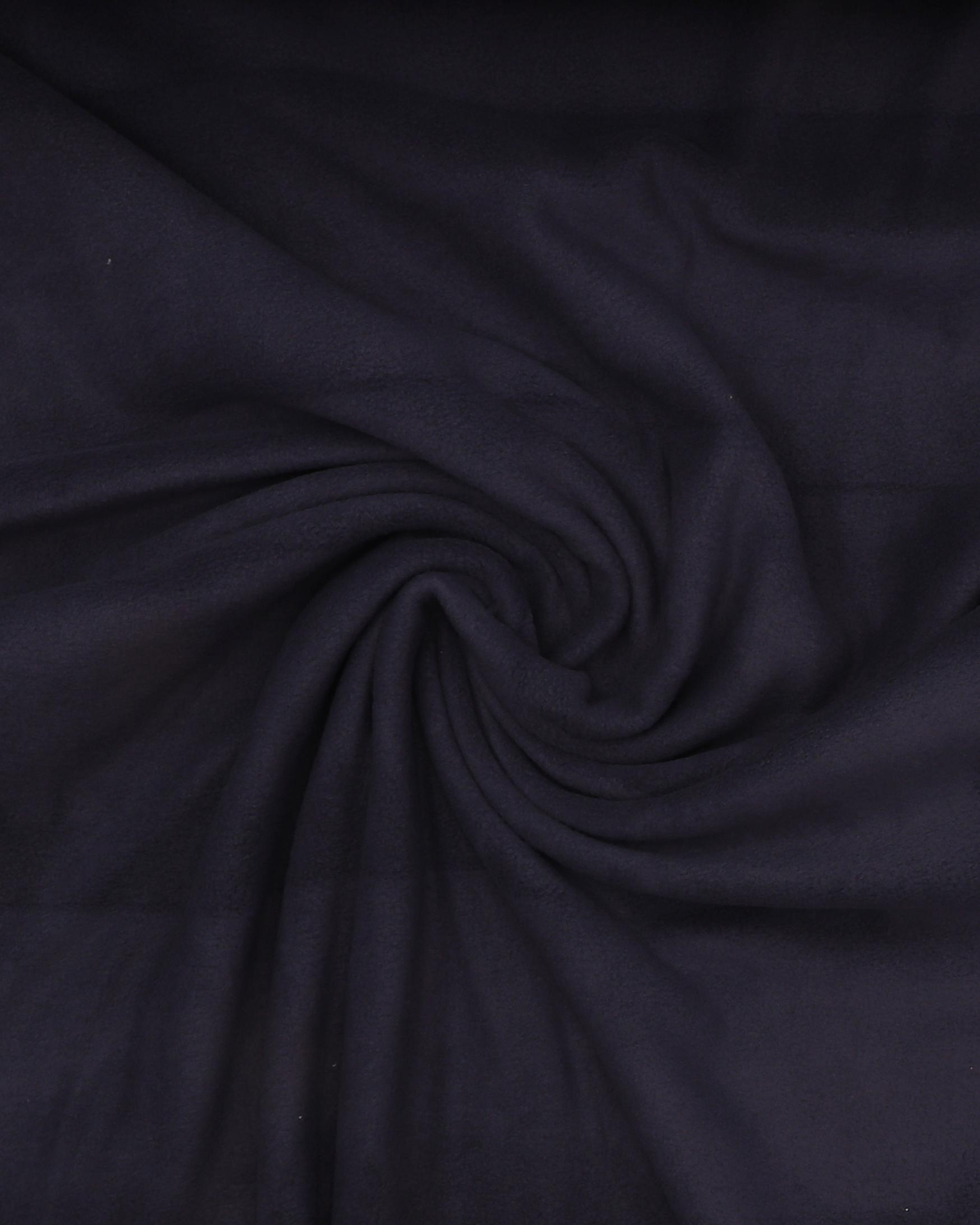 Mørk blå - Fleece - 100% Polyester