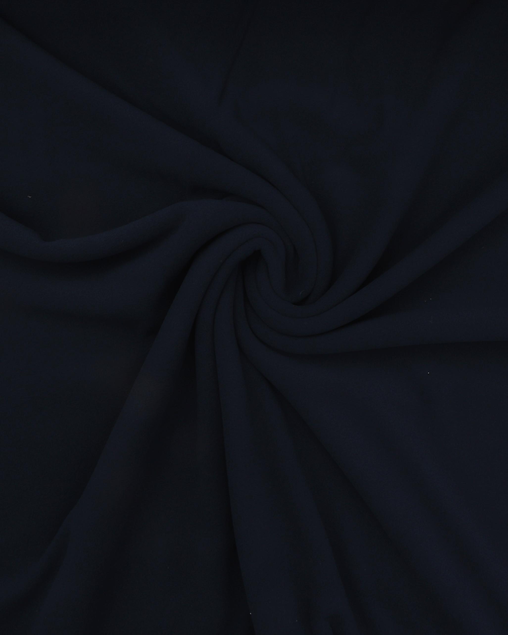 Mørkeblå - Fleece - 100% Polyester