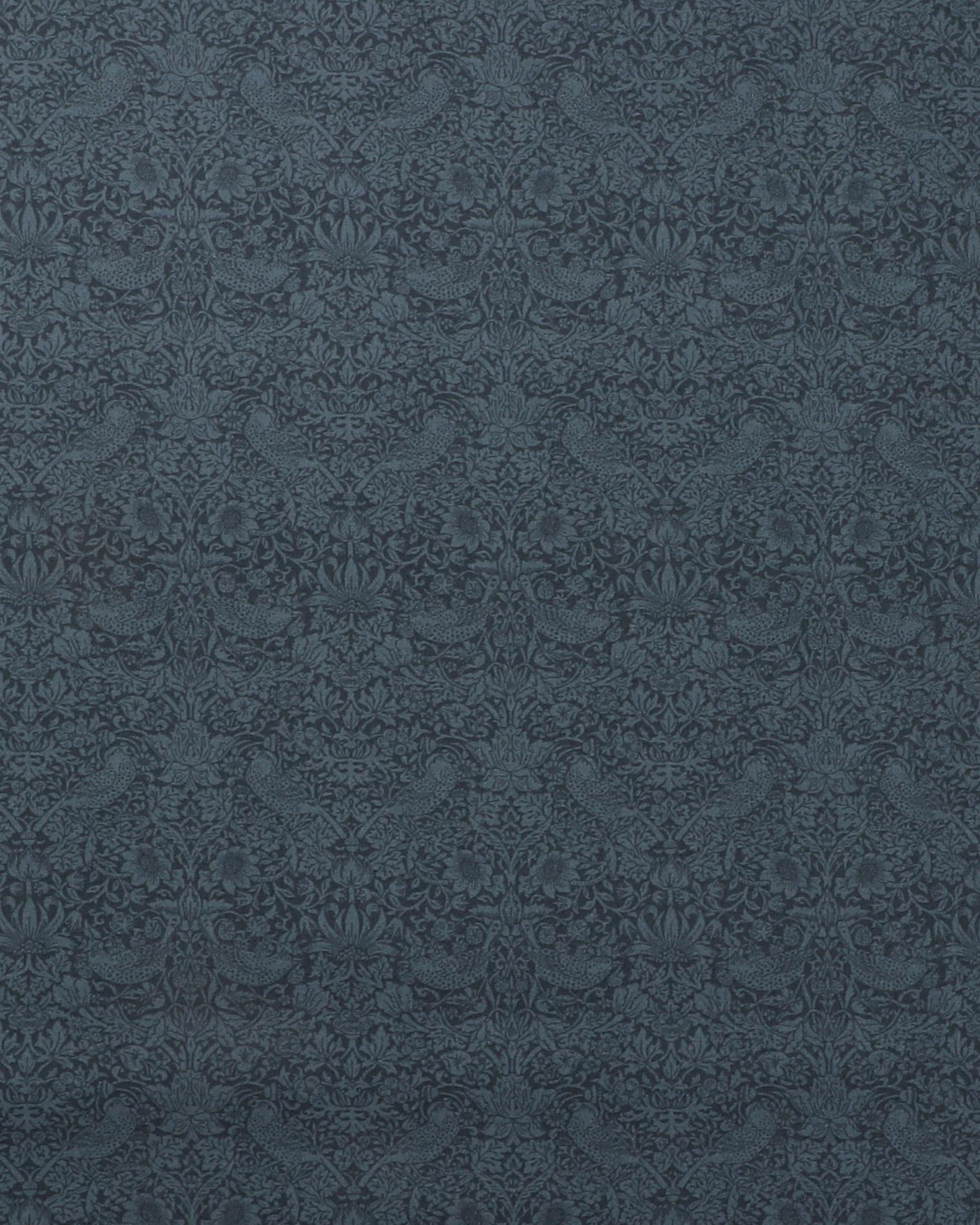 Tonal Strawberry Thief, Inky Fingers - William Morris - 100% Bomuld