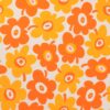 Gule og orange retroblomster - Jersey