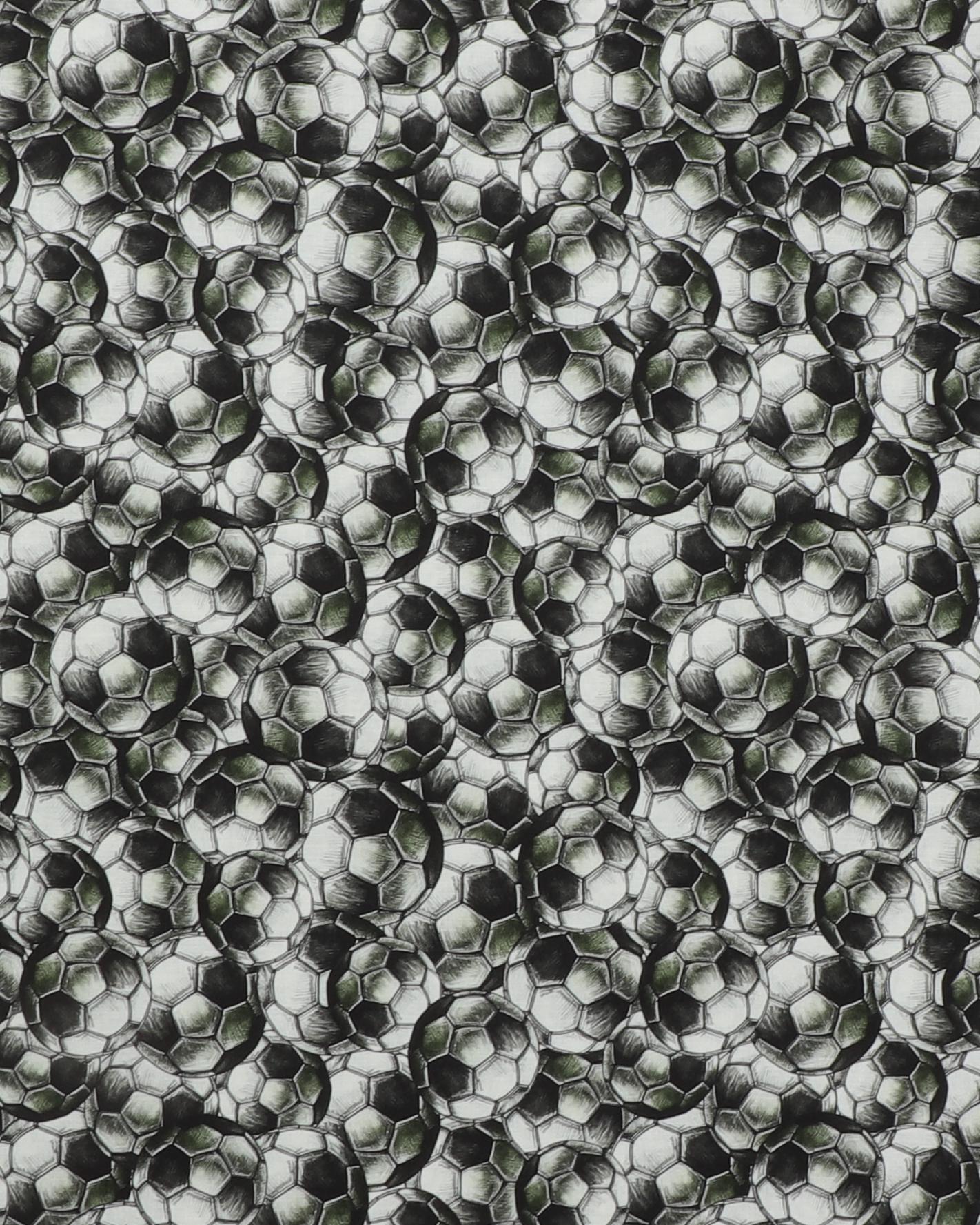 Fodbolde - Patchwork - 100% Bomuld