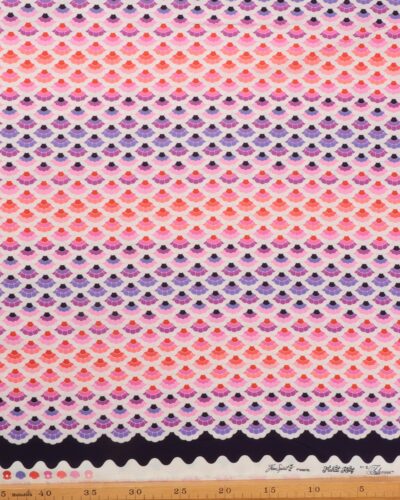 Alternative view of Floral Reef, Aquatic Lace m. lilla - Tula Pink