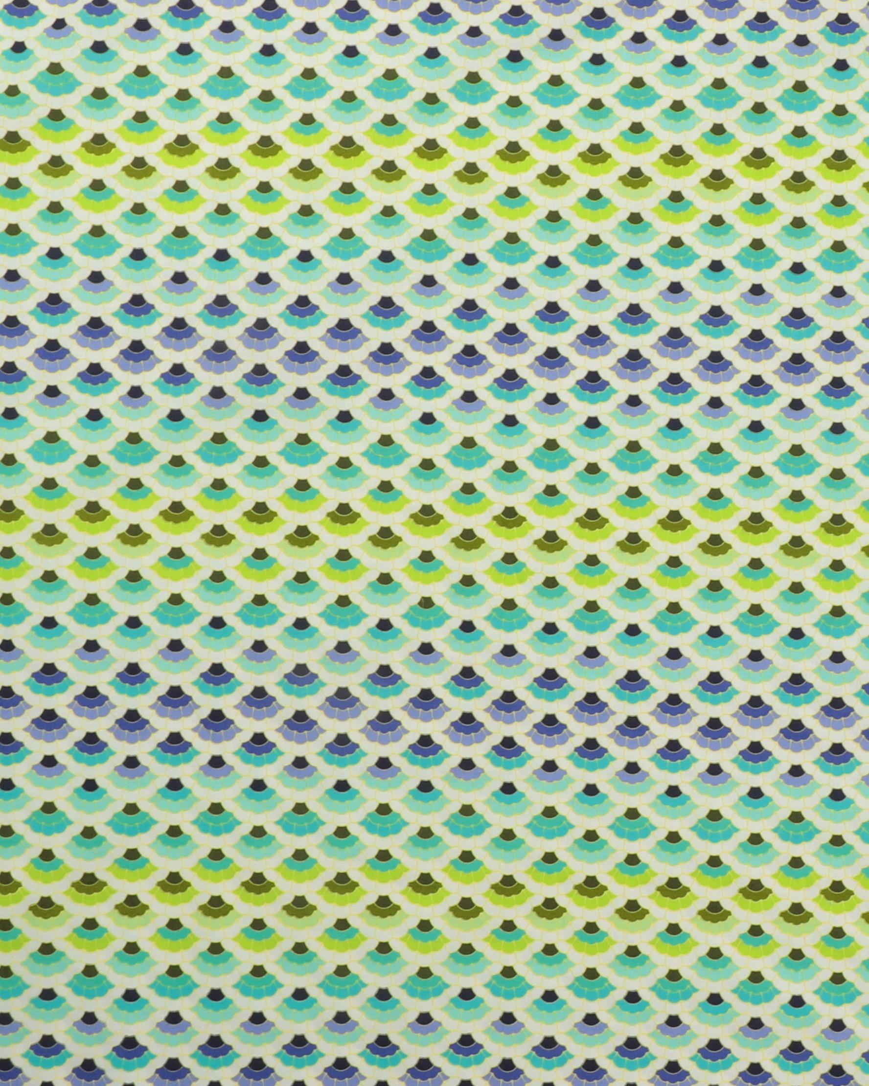 Floral Reef, Aquatic Lace m. grøn - Tula Pink - 100% Bomuld