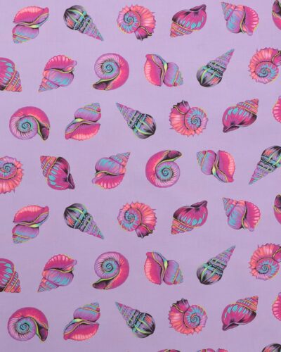 Floral Reef, Lil Shelly lys lilla - Tula Pink