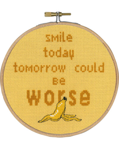 Smile today tomorrow ... - Ø 15 cm