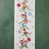 Nisser og kugler - Julekalender 35x95 cm