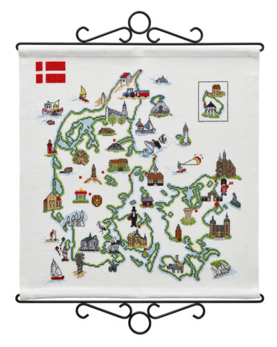 Danmark - 60x42 cm