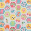 Hexagoner med strand -og vandmotiver - Patchwork