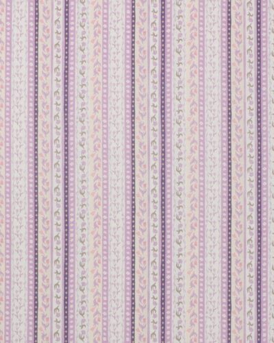 Striber med lilla blomster - Patchwork