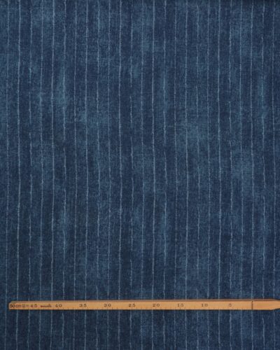 Meleret blå m. lyse striber - Blød Denim 6 Meleret blå m. lyse striber - Blød Denim