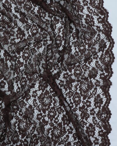 Mørkebrun blonde med tungekant - Polyester