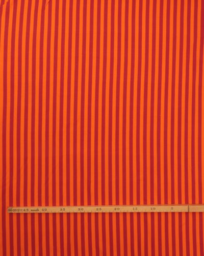 Alternative view of Orange og mørkerøde striber - Jersey