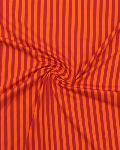 Orange og mørkerøde striber - Jersey 7 Orange og mørkerøde striber - Jersey