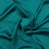 Mørk turkisgrøn - Blød satin 2 Mørk turkisgrøn - Blød satin