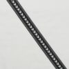 Sort/hvid, polyester - Gjordbånd 38 mm 1 Sort/hvid, polyester - Gjordbånd 38 mm