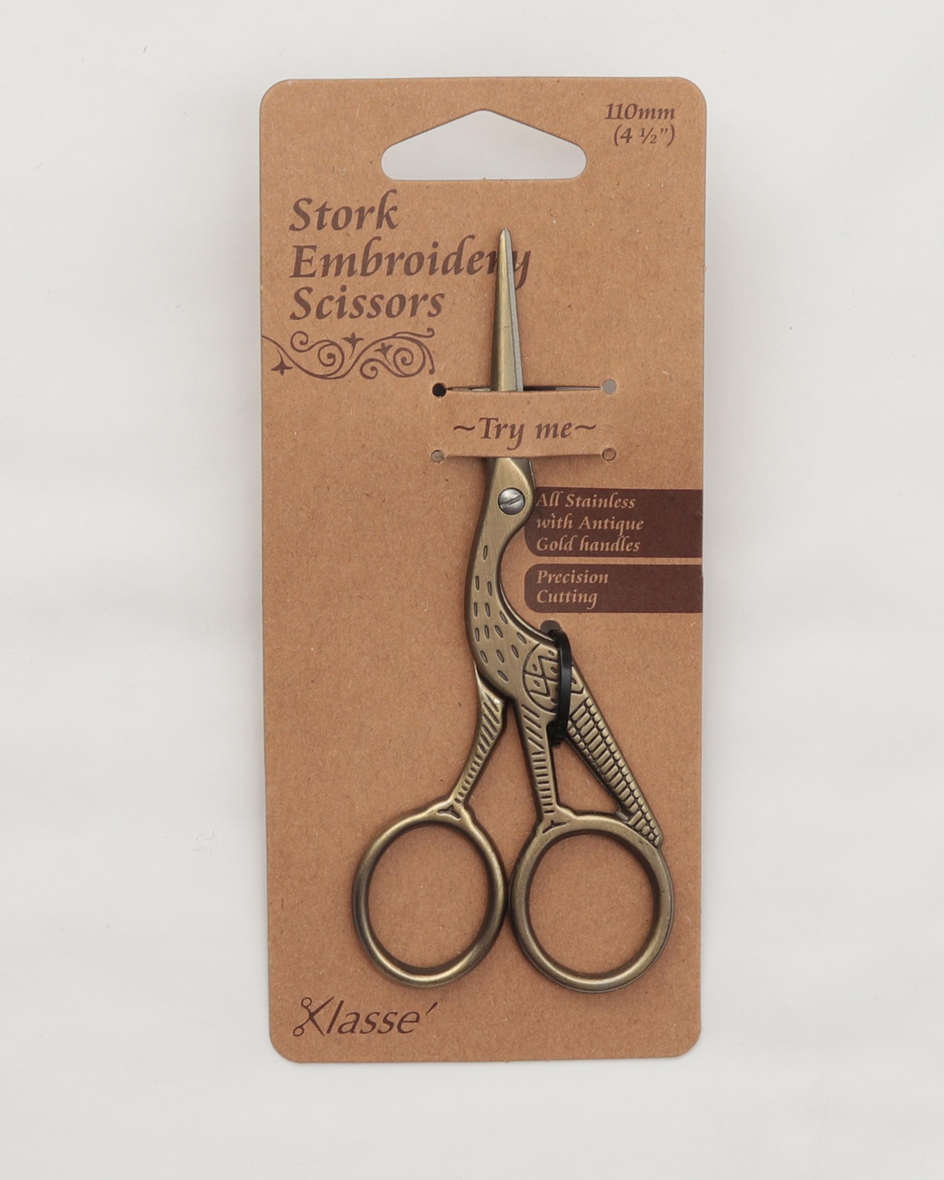 Antik guld storkesaks - 11,4 cm