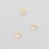 2-huls blank offwhite - 12 mm