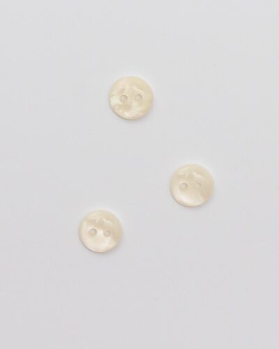 2-huls blank offwhite - 12 mm